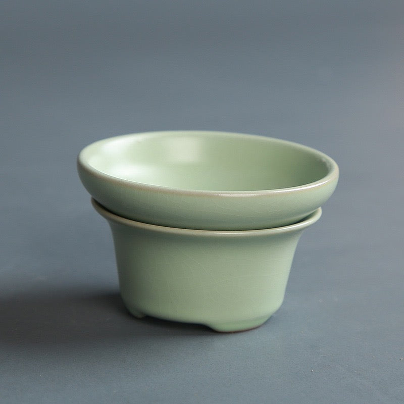 Ru Ware Celadon Ceramic Tea Strainer