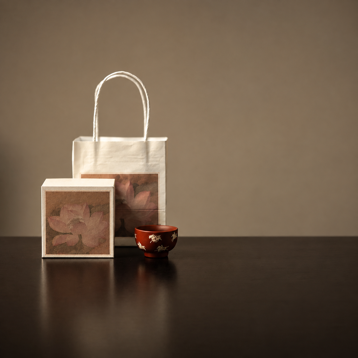 Horse to Success Zhu Ni clay master cup with gift box and bag